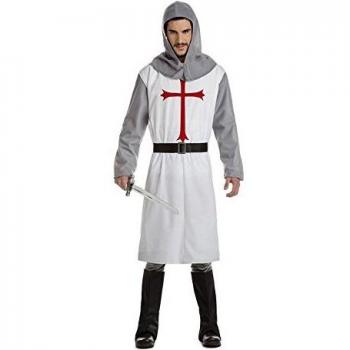 DISFRAZ DE CABALLERO CRUZADO BLANCO TALLA XL