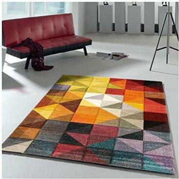Alfombra Moderna Marix Multicolor 240x340 cm - Polipropileno, Diseño Geométrico