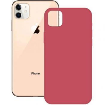 Funda para iPhone 12 Pro KSIX Soft Silicone Fucsia