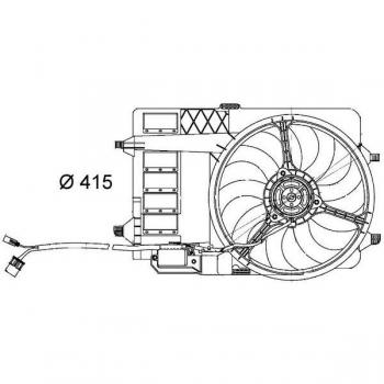 Ventilador de radiador MAHLE ORIGINAL CFF 29 000S