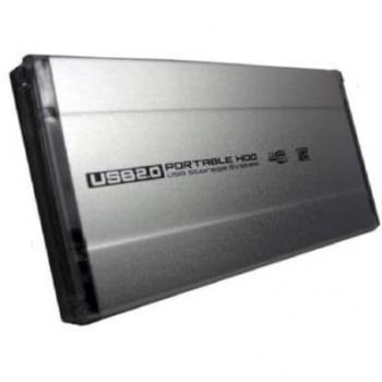 Carcasa Externa Super Slim para Disco Duro HDD de 2.5 IDE/SATA con USB 2.0 en Aluminio