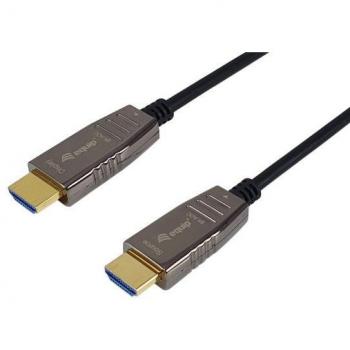 Equip 119453 Cable HDMI 2.1 AOC (Active Optical Cable) 8K/60Hz Tipo A Estándar, 30m, Negro