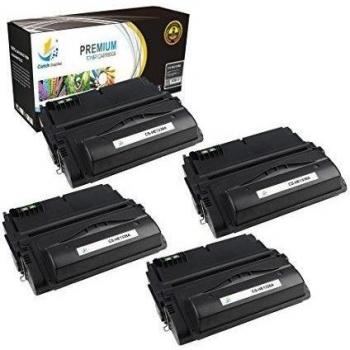 CatchSupplies reemplazo Q1338A Cartucho de tóner Negro 4 Pack para la serie HP 38A | 10.000 rendimiento | compatible con la impresora HP LaserJet 4200, 4200N, 4200TN, 4200DTN, 4200DTNS, 4200DTNSL, modelos de impresora.