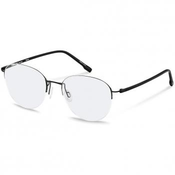 Rodenstock R7140 A Gafas Recetadas para Hombre Negras con lentes de 54 mm y armazón negro