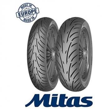 Neumático de Moto Mitas 100/90-14 57P Touring Force-SC Rueda delantera, Rueda trasera, XL TL