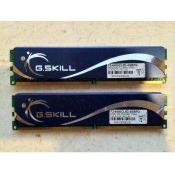 G.Skill RAM 4GB (2x2048MB) DDR2 800MHz CL5 DIMM Azul