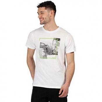 Regatta Cline IV Camisa De Mangas Cortas, Whiteendless, XL para Hombre
