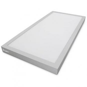 Panel LED Superficie Kenya 40W 4200K Níquel Ahorro Energético 1200x300