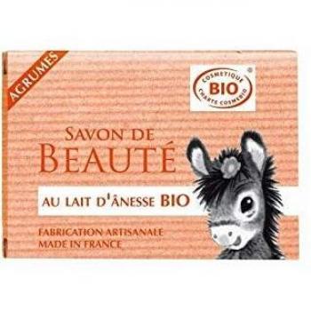 Jabón Natural de Leche de Burra con Aceite Cítrico - 100 g Unisex