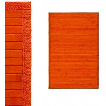 UNIMASA Alfombra Naranja BAMBÚ 60,00 X 90,00 CM