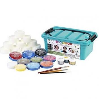 Snazaroo - Pintura facial y corporal, kit profesional de 28 piezas
