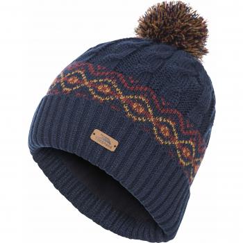 Trespass Andrews Knitted Sombrero, Hombre, Azul Marino, Talla única