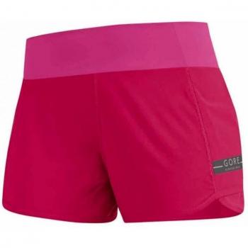 Gore Running Wear Air - Pantalón corto para mujer, color rosa, talla L