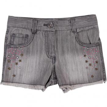 Boboli Short Denim Elástico De Niña - Talla - 4 Para Niñas