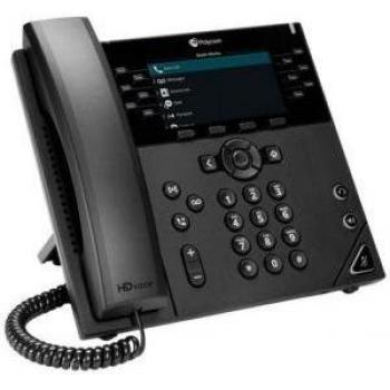 HP Poly VVX450 12-Line IP Phone with Gigabit Ethernet, PoE Support, and Colour LCD Display