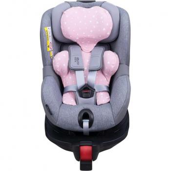 Jyoko Funda para Cojín Reductor de Silla de Coche Compatible con Romer Dualfix I-Size y Swingfix Jyoko Pink Sparkles
