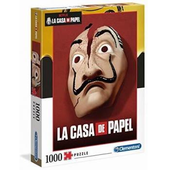Clementoni - Puzzle 1000 piezas La Casa de Papel , puzzle series Netflix adulto Money Heist
