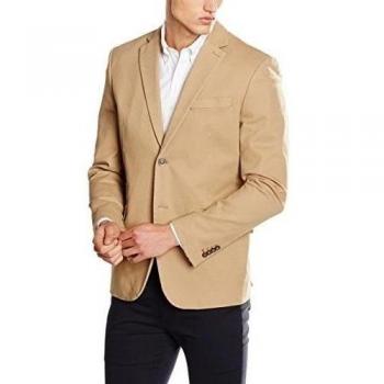 SPAGNOLO Gabardina Elast. 0157, Americana para Hombre, Camel, 48