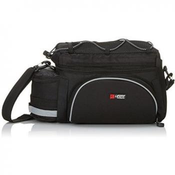 LIFEFIT Basic Sattletasche, Black, 37 x 13 x 20 cm, 34 litros, 4891223074574