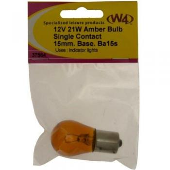 W4 - Bombilla ámbar (12 V, 21 W), color naranja