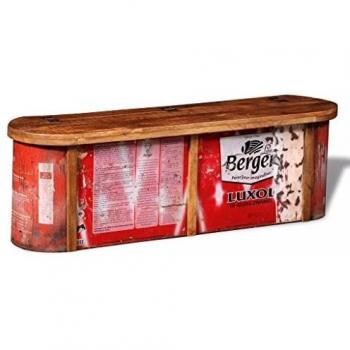 Aparador / baúl para almacenaje de madera maciza reciclada