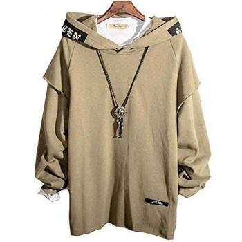 XIAOYAO Hombre Sudadera con Capucha Deportiva Manga Larga Hoodie Camisa de Entrenamiento Casual