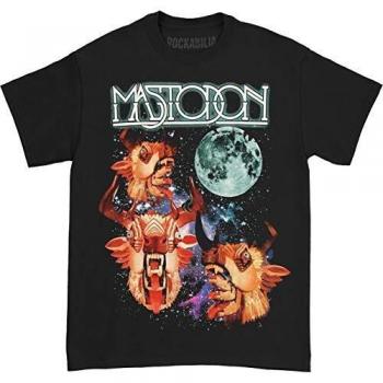 Men's Mastodon Interstella Hunter T-Shirt by Rock Off in size S
