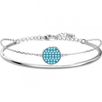 Swarovski Blue Pavé Bracelet Ginger Round Cut, female, Blue, Size: ONE SIZE
