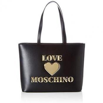 Love Moschino Precollezione SS21 | Borsa Shopper da Donna, Bandolera para Mujer, Negro, Normal
