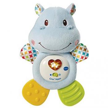 Vtech Baby Croc'Hippo - Juguete educativo para bebés, con funciones interactivas, luces y sonidos, fomenta el aprendizaje temprano a través del juego, diseño colorido y atractivo, adecuado para niños a partir de 6