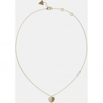 Collar Lovely Guess de acero dorado