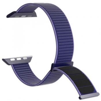 Correa Deportiva Puro Nylon Azul Marino para Apple Watch 42/44/45/49 mm