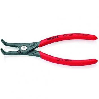 Knipex Seegeringzange apropiado para Außenringe 19-60mm Spitzenform abgewinkelt 90° 49 21 A21