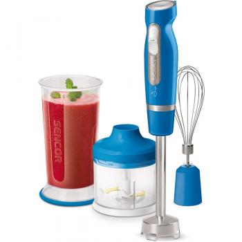 Batidora de Inmersión Sencor SHB 4462BL - 1000W, 0.7L, Azul, Acero Inoxidable