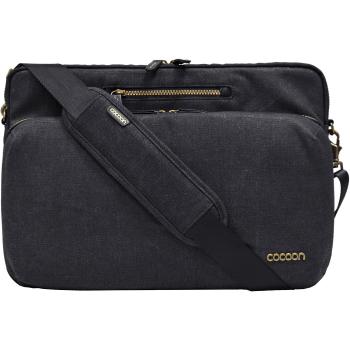 Cocoon URBAN ADVENTURE - Messenger Bag 16 | Shoulder Bag for Laptop | Idrorepellent | Compact and Light | Portable - Black - 16