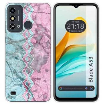 Funda de Silicona para ZTE Blade A53 con Diseño de Mármol 08