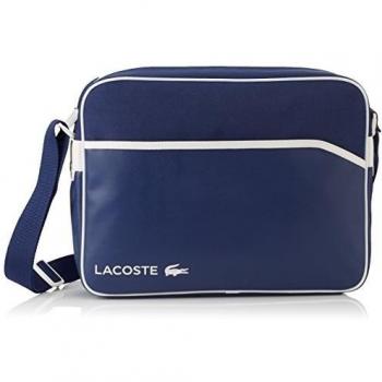 Lacoste Ultimum - Bolso bandolera, color Marine Blanc 166, talla