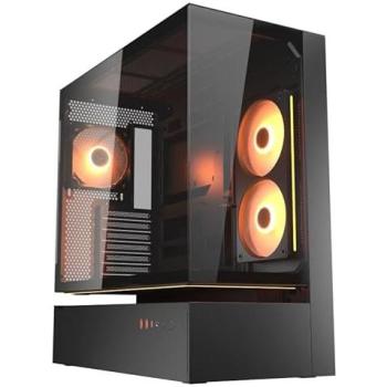 Caja PC Cougar CGR-2DA4B-MV Midi Tower ATX Vidrio Templado RGB Negro