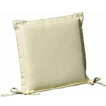 PAPILLON Cojín para Silla 50x50x5 cm. Beige Desenfundundable