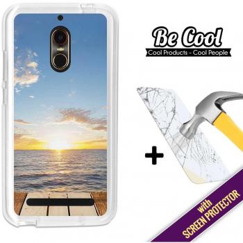 Becool® - Funda Gel Flexible para ZTE Nubia N1 Lite, [ +1 Protector Cristal Vidrio Templado ], Carcasa TPU fabricada con la mejor Silicona, protege y se adapta a la perfección a tu Smartphone y con nuestro exclusivo diseño. Sol en el puerto.