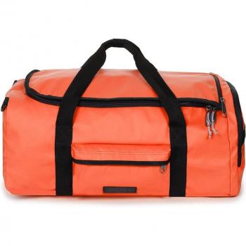 Eastpak Tarp Duffl'R M - Bolsa mediana convertible en mochila impermeable de viaje, capacidad 71L, color naranja