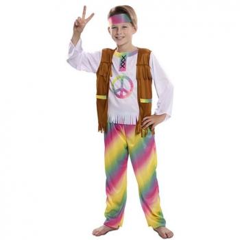 Disfraz de Hippie Arcoíris para niño