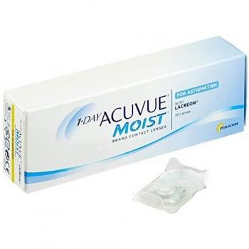 1-DAY ACUVUE® MOIST for ASTIGMATISM - Lentillas diarias - protección UV - 30 lentes