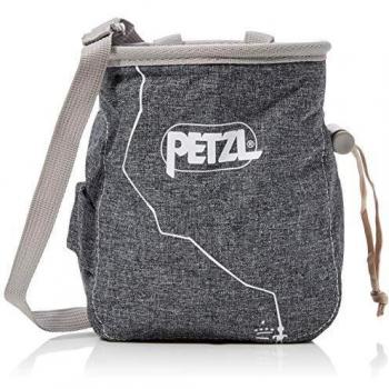 PETZL Unisex_Adult Saka Chalk Bag, Gray, Uni