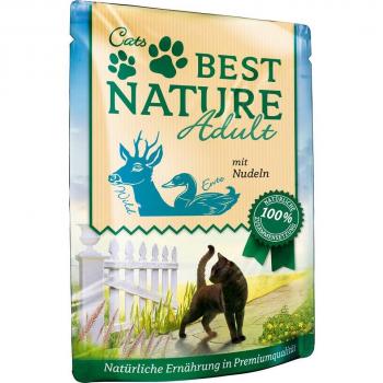 Best Nature Cat Adult 32 x 85 g - Multipack - Venison, Duck & Pasta