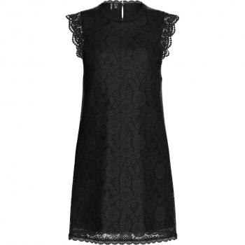 Vestido de Encaje sin Mangas para Mujer Pieces Olline Negro Talla L