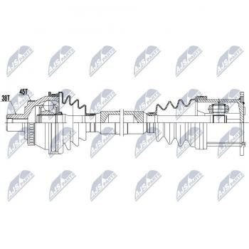 Árbol de transmisión NTY NPW-AU-006 - Alta resistencia y durabilidad