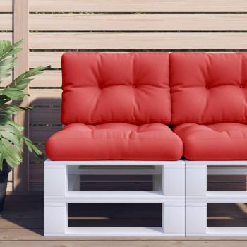 Red Fabric Pallet Cushion 50x40x12 cm