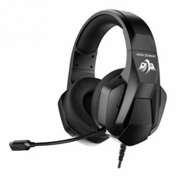 Auriculares Gaming G8 - Negro con Microfono Flexible y Controles en el Auricular