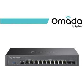 Router VPN Multi-Gigabit TP-Link Omada ER7412-M2 con 2.5 Gigabit Ethernet y características avanzadas de seguridad y gestión